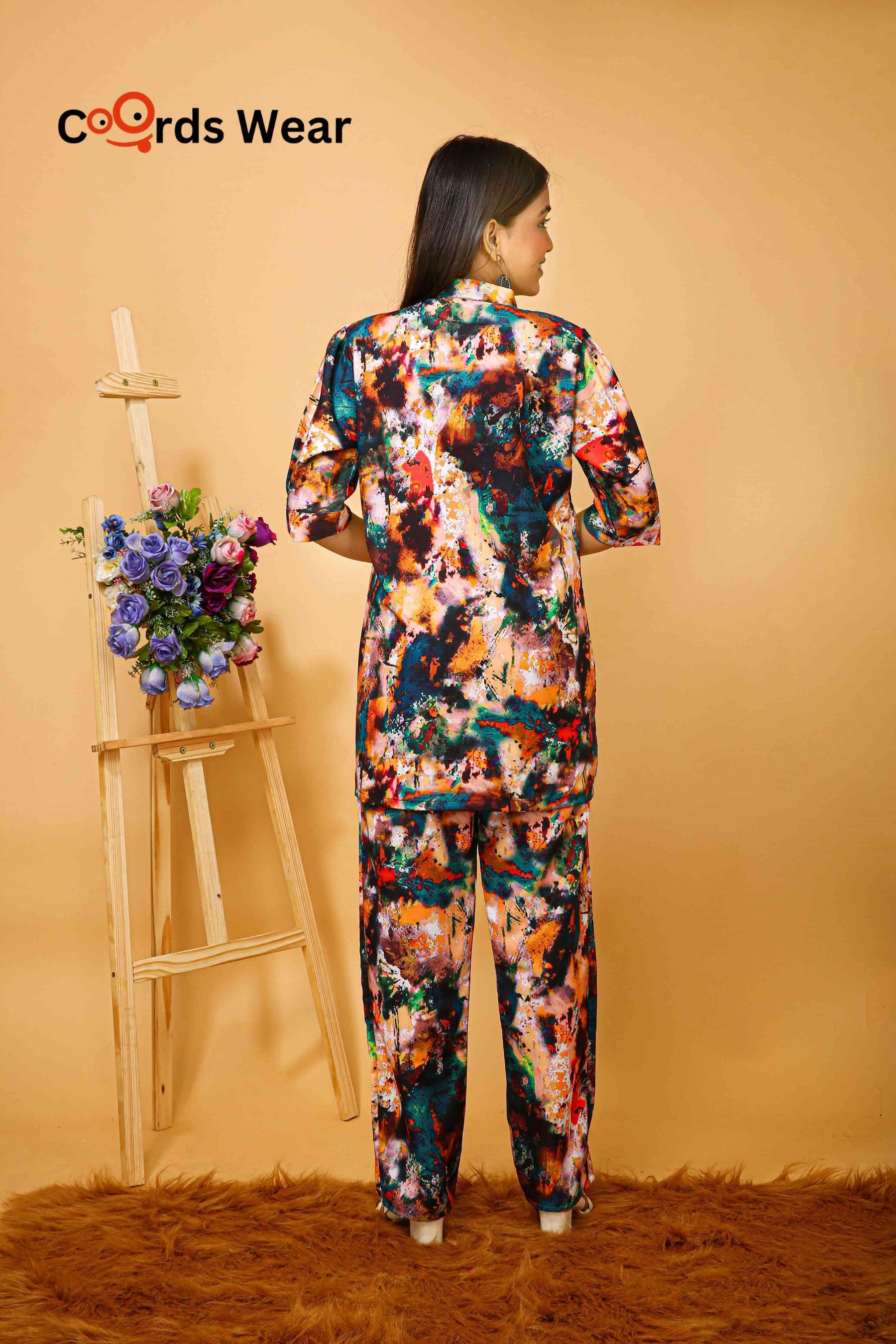 Women Rayon Shirt Pant Set