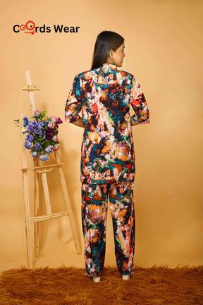 Women Rayon Shirt Pant Set