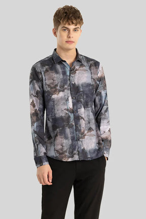 Anchor Grey Abstract Shirt